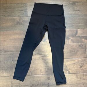 Lululemon Wunder Under size 6 Black Leggings